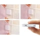 thumbnail image 3 of Clip para cortina de ducha, 4 piezas, revestimiento de ducha autoadhesivo, protector contra salpicaduras, protector de clip de tope a prueba de viento, accesorios de baño - Blanco Rojo Verde, 3 of 5