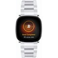 thumbnail image 2 of REQO Bracelet en Acier Inoxydable Compatible avec Fitbit Versa 4 / Fitbit Sense 2 / Fitbit Versa 3 / Fitbit Sense, Bracelets de Montre en Métal Réglables, Remplacement de Bracelet pour Femmes Hommes, 2 of 8