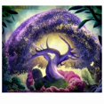thumbnail image 1 of Tapiz de pared Fantasy Forest en microtela 150x150 cm, 1 of 1