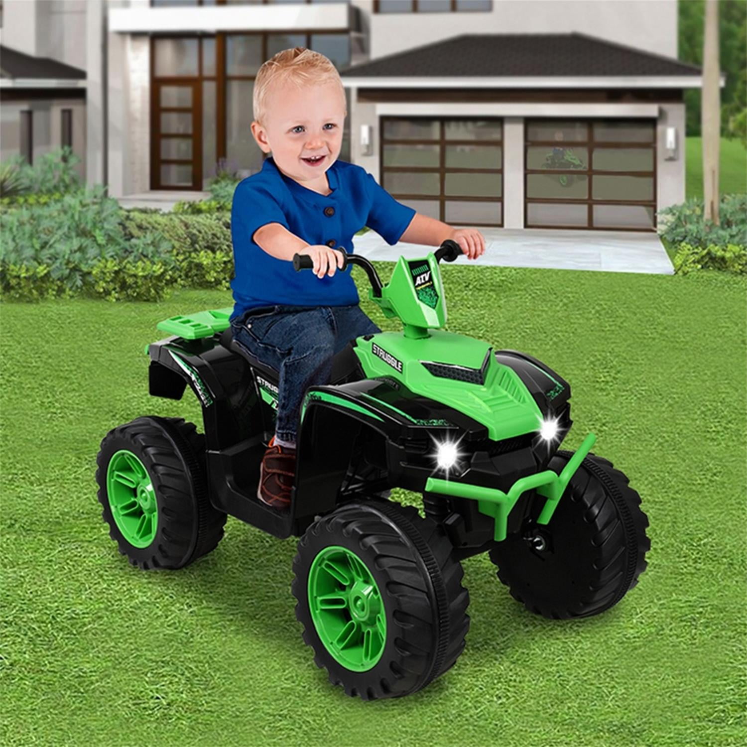 CIPACHO 12V ALL Terrain Vehicle Dual Drive Battery Kids Ride On Cars without Remote Control with Slow Start, Green CIPACHO 12V ALL Terrain Vehicle Dual Drive Battery Kids Ride On Cars without Remote Control with Slow Start, Green