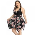 thumbnail image 3 of Maillot de Bain Tankini 2 Pcs à Fleurs pour Femmes Grande Taille 2X-6X, 3 of 6