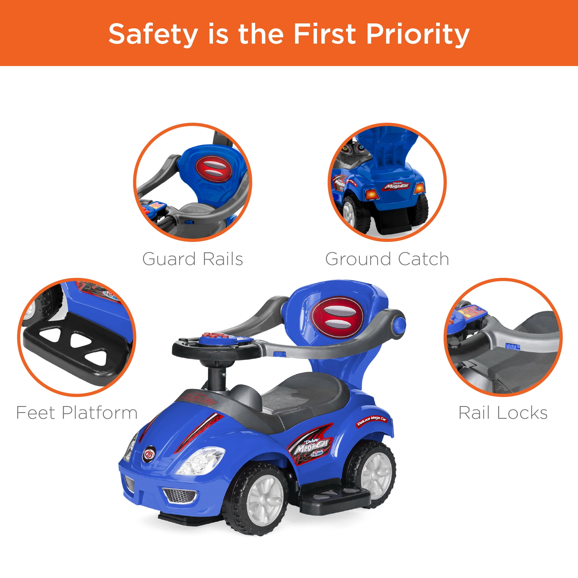 pedal push car