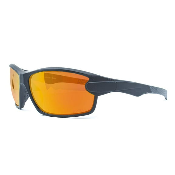 Raze Eyewear J-Frame Golf Sport & Motorcycle Riding Sunglasses (Black With Black Accents)