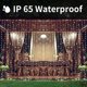 thumbnail image 4 of Luces de cortina solares XINXIANLIAN 300 LED IP65 a prueba de agua, 4 of 7