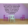 thumbnail image 1 of I Love When People Tell Me I Cant Do Something Thats What Keeps Me Going If You Have A Dream That Dream Is Attainable Carli Lloyd Sports Motivation Life Quote Custom Wall Decal Vinyl Sticker 12x12”, 1 of 1