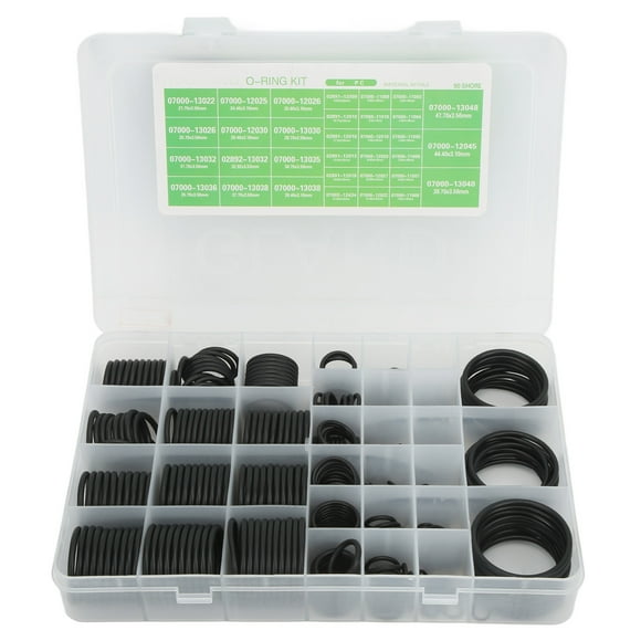 Air Conditioner Seal Ring,435pcs O Ring Seal Air Conditioning O Ring Rubber O Ring Kit Time-Tested Durability