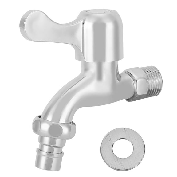 BIMZUC 1/2" Zinc Alloy Mop & Wash Machine Faucet – Durable, Leak‑Proof, Single‑Lever Design with Waterfall Spout