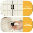 thumbnail image 4 of DWVO Kitchen Storage Cart with Adjustable Shelves, Rolling Kitchen Island with Drawers and Doors, off-White, 4 of 11