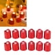 thumbnail image 3 of Lámpara de Vela LED Roja ANGGREK Luz Cálida con Pilas 12 Piezas, 3 of 8