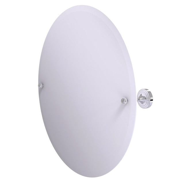 Miroir Inclinable Rond Sans Cadre avec Bord Biseauté de la Collection Sag Harbor - SG-90-PC