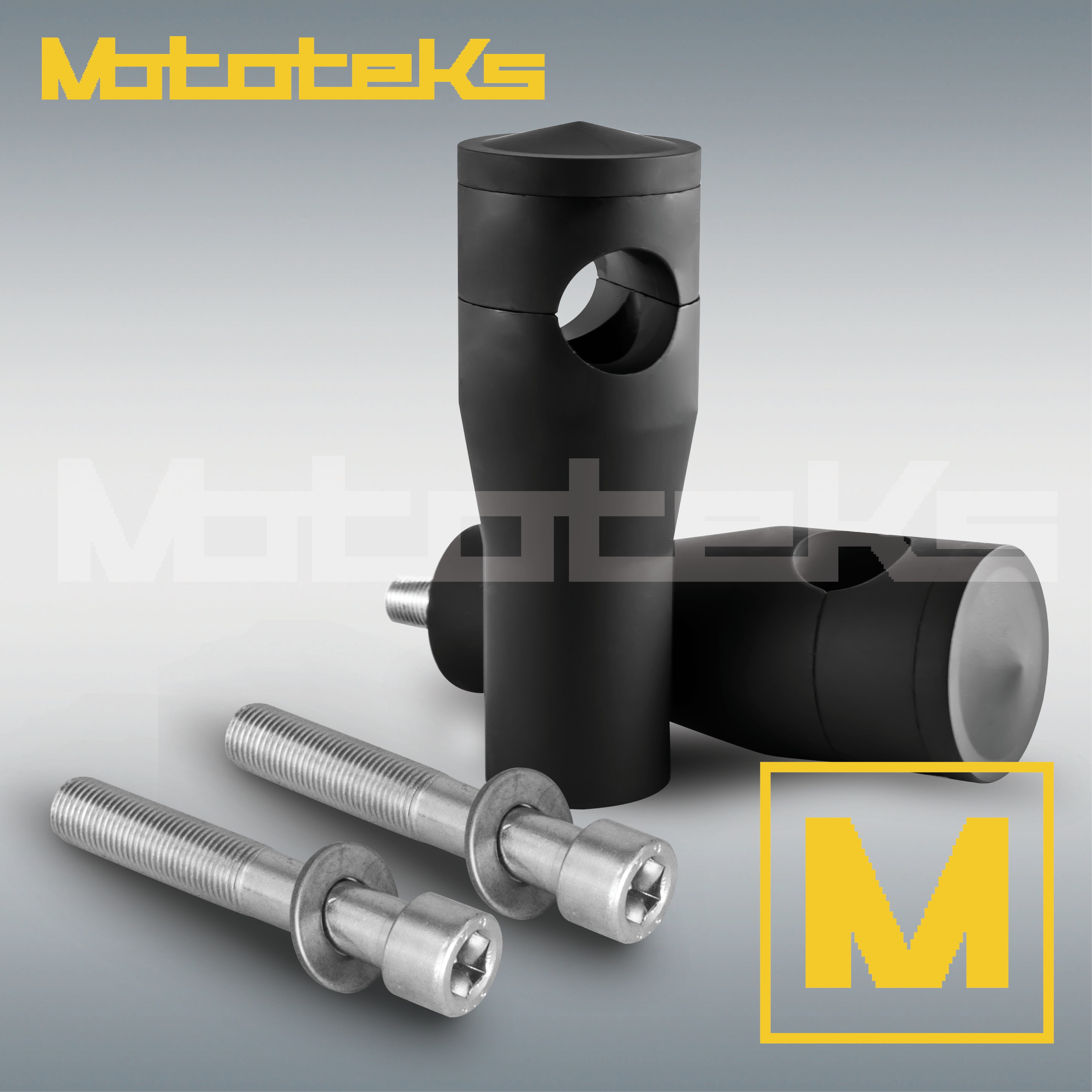 HANDLEBAR RISERS FOR DNA PAUGHCO HARDBODY AFTERMARKET SPRINGER FRONT