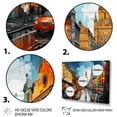 thumbnail image 3 of Designart "Pop Art Munich III" Cityscapes Wall Art Prints Set, 3 of 5