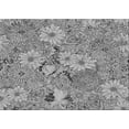 thumbnail image 1 of Ahgly Company Machine Washable Indoor Rectangle Transitional Silver Gray Area Rugs, 7' x 10', 1 of 7