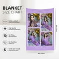 thumbnail image 5 of Personalised Blanket, Custom Blanket, Personalised Photo Blanket,Customized Flannel Blankets for Father, Mom, Lover, Kids, Friends, Pet, Birthday, Christmas - Personalised Gifts for Women Men., 5 of 6