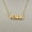 Gold, variant on Customized Bubble Name Necklace, Fashionable Mini 3D Letter Necklace