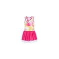 thumbnail image 1 of Bonnie Jean Girls Tropical Racerback Tank Dress, rosa, 2T, 1 of 1