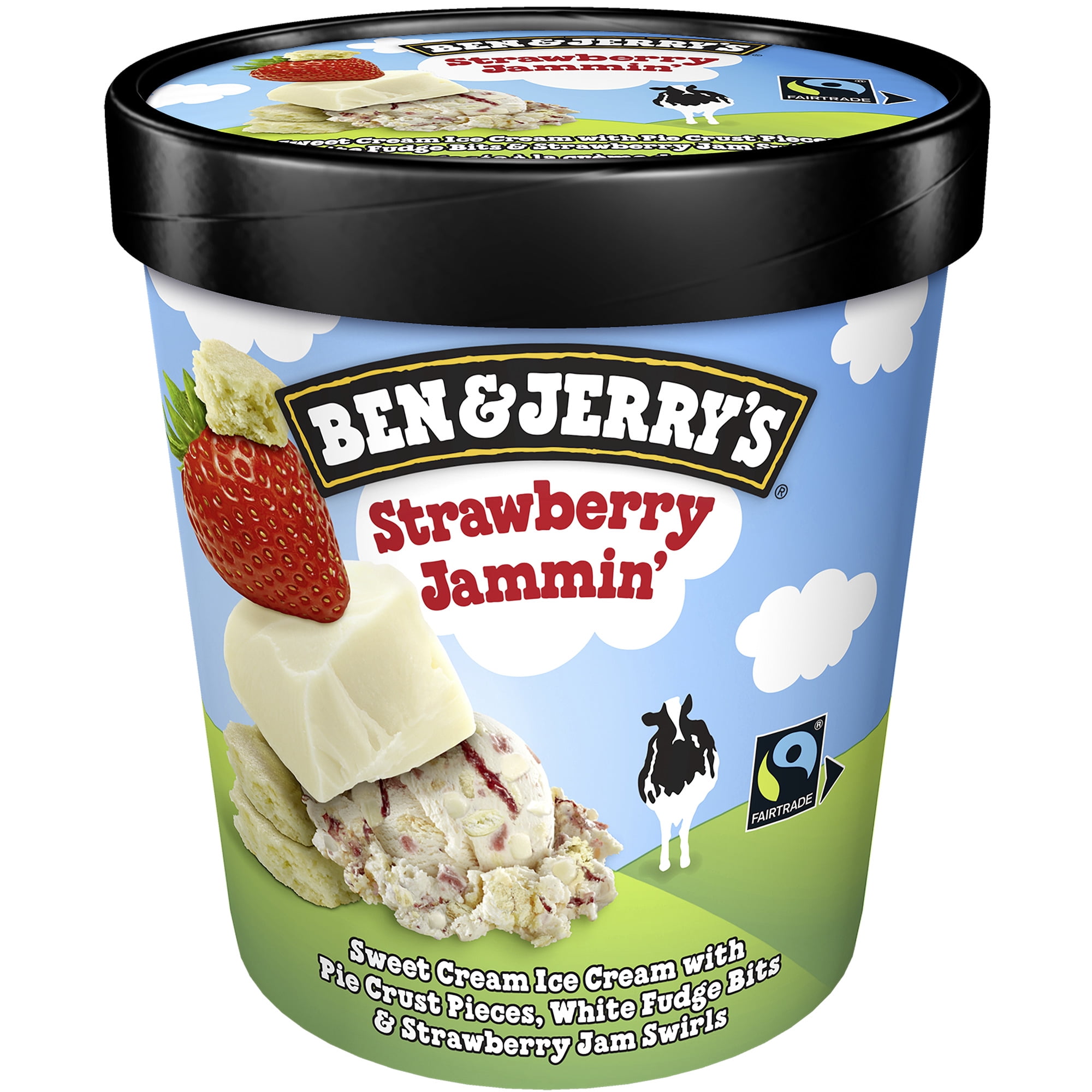 Ben & Jerry's Strawberry Jammin Crème Glacée 473 mL