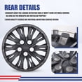 thumbnail image 5 of Wheel Rims Covers 16 inch 4 Pieces ,for 2012-2014 TOYOTA CAMRY / 2012-2014 TOYOTA CAMRY HYBRID Compatible with Steel Wheels and Snap on Installation Hubcaps PP Material (Lacquer), 5 of 7