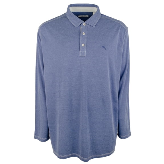 Tommy Bahama Men's Big & Tall Paradise Cove Long Sleeve Polo Shirt CHz 2XLB