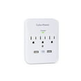 thumbnail image 3 of CyberPower P300WURC2 Home Office Surge-Protector Wall Tap with 2 USB Ports, 3 of 6