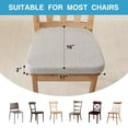 thumbnail image 4 of Juego de 4 cojines IASEAHK para sillas de comedor, color beige, 4 of 7