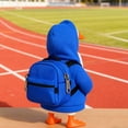 thumbnail image 6 of RUINIXCW 7 Inch Back to School Goose Outfits Desk Duck Outfit Mini Porch Goose Outfit  for Desktop Goose Figurine Desk Goose Clothes Funny Hooded Sweatshirt with Backpack Set (No Goose), 6 of 8