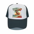 thumbnail image 2 of Green Red American Rugger Funny Printed Vintage Snapback Cap Fantasy Football Rugby Trucker Hat Outdoor Exercise Adult Hat YP07056-60cm for adult Gao Jinjia LED, 2 of 2