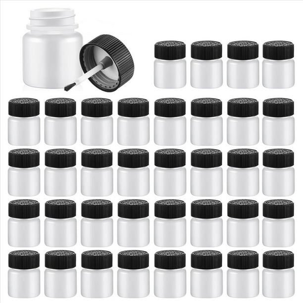 120 de Pintura para Retoque, Contenedor Vacío de Pintura para Retoque de 30 Ml con Cepillo y Bola Mezcladora para Reparación de Virutas de Automóvil