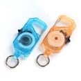 thumbnail image 4 of Heavy Duty Retractable Badge Reel - Thickened Retractable Carabiner Keychain with 47" Retractable Cord, Anti-Lost ID Holder for Secure Access Control, Ideal for Outdoor Hiking, 1Pc(Orange,4.6x1.8"), 4 of 7