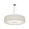 thumbnail image 7 of Meyda 151078 36 in. Cilindro White Textrene Pendant, Nickel - Fabric Contemporary Acrylic, 7 of 7
