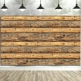 thumbnail image 2 of 8X6ft Wooden Log Backdrop Vintage Brown Round Timber Texture Wood Background Rustic Photo Backdrop for Photoshoot Baby Shower Wedding Party Adult Photo Booth Video Shoot Vinyl Studio Prop, 2 of 5