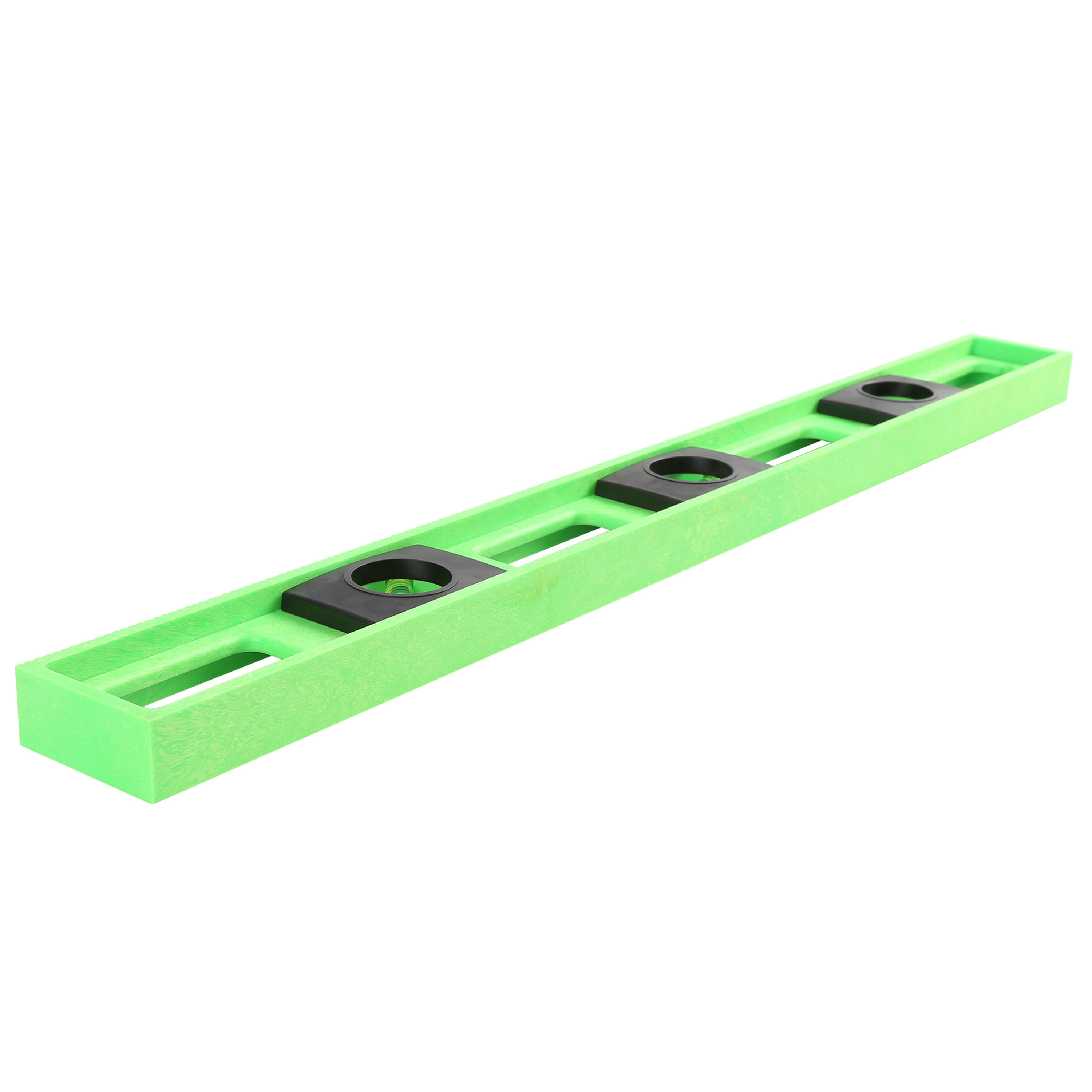 Hyper Tough 24-Inch 3 Vial Poly Level, High Viz Green