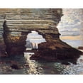 thumbnail image 2 of Monet, Claude 24x20 Black Modern Framed Museum Art Print Titled - Cliff At Etretat, 2 of 4