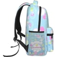 thumbnail image 3 of Cinnamoroll Cute Backpack Lightweight Large Capacity Laptop Backpack Canvas Backpack For Hiking Work Kawaii Fans Gift With Keychain, 3 of 5