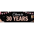 thumbnail image 2 of LUUFILx Cheers to 30 Years Anniversary Backdrop Banner with Balloons and Stars Party Decorations Event Props Celebration Background Milestone Festive Decor, 2 of 8