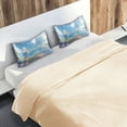 thumbnail image 5 of Yayeee Pillowcase Queen Size Set of 2 Satin Wrinkle Resistant Pillow Case, Crystal Ocean, 5 of 8
