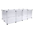 thumbnail image 1 of Pet Fence Portable Easy Assembly Translucent Plastic Cat Dog Enclosure for Small Medium Pet, 1 of 8