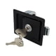 thumbnail image 3 of Sidaley Cerradura de puerta de Panel tipo tirador negro, mecanismo de bloqueo fácil y seguro para cualquier puerta, elegante y duradero Accesorios para vehículos recreativos, 3 of 6