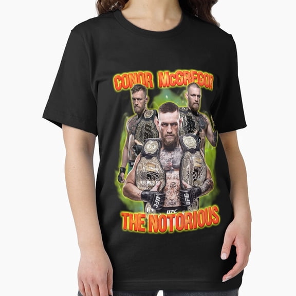 Conor McGregor Retro MMA Fighter Tribute Bold Graphic Unisex T-Shirt, up to size 5XL