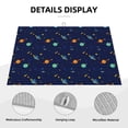 thumbnail image 3 of Honeii Space Galaxy Print Kitchen Drying Mat Coffee Bar Mat Hide Stain Coffee Maker Mat for Countertops Coffee Pot Dish Drying Mat, 3 of 7