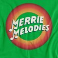 thumbnail image 2 of Looney Tunes Merrie Logo Women's T Shirt, Kelly Green, Medium, 2 of 6