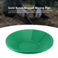 thumbnail image 2 of Newest Upgraded Plastic Gold Basin Nugget Mining Pan Dual Riffle Dredging Prospecting River Tool For Md-3030 Metal Detector Accessories Green, 2 of 9