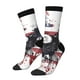 thumbnail image 1 of Fotbe American Flag Eagle Art Calcetas Largas con Estampado para Hombre y Mujer – Calcetas de Compresión Transpirables y Elásticas, Viajar y Uso Diario Talla 5-11, 1 of 6