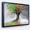 thumbnail image 1 of Designart - Arbre aux Quatre Saisons - Peinture d'Arbre Impression sur Toile Encadrée, 1 of 4