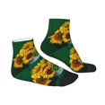 thumbnail image 6 of Salouo Sunflowers in Bucket Pattern Unisex Middle Tube Socks,Middle-Finger Knee High Socks Over The Calf Tube Stocking Crew Stockings for Women and Men Tube Socks, 6 of 8