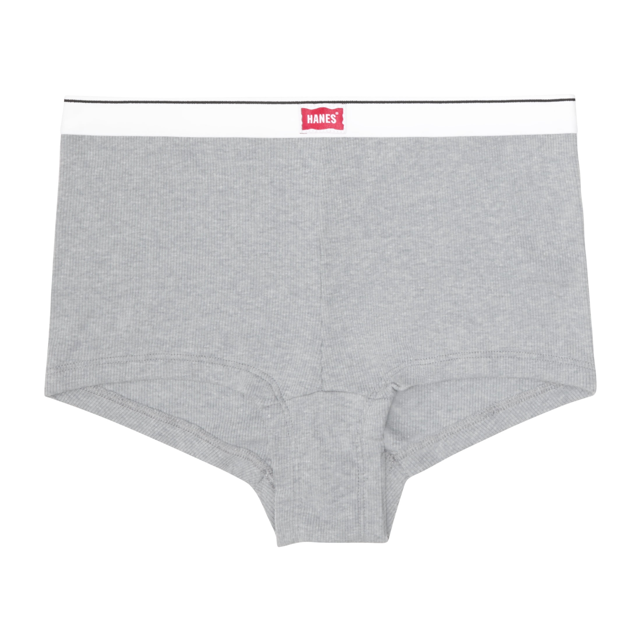 Hanes Underwear Boy Shorts 3-Pack, Originals Cotton-Stretch Panties
