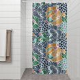 thumbnail image 2 of Pioneer Flower Floral Print Pattern Shower Curtain 36"x72" ,Bathroom Decorative Shower Curtains Set with 12 Hooks,Modern Waterproof Washable Shower Curtain, 2 of 6