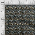 thumbnail image 2 of oneOone Cotton Jersey Black Fabric Birds Rooster Craft Projects Decor Fabric Printed By The Yard 58 Inch Wide, 2 of 5
