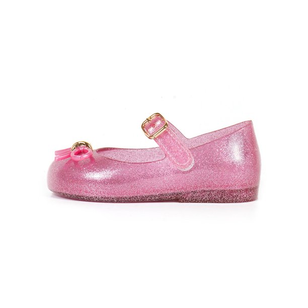 Sanviglor Girl's Flat Sandals Waterproof Summer Shoe Glitter Princess