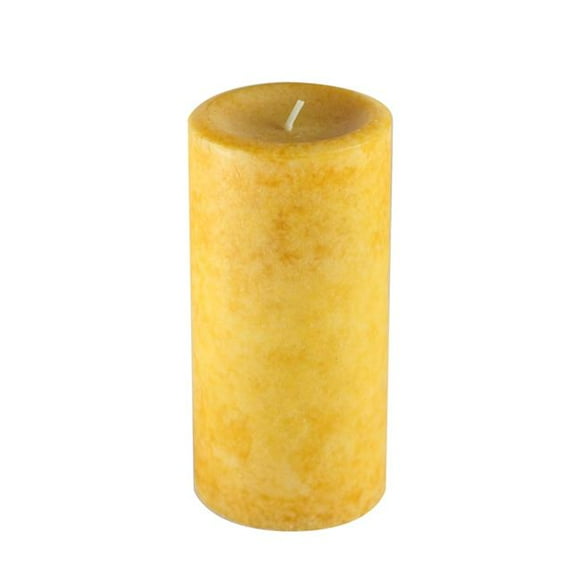 Jeco CPZ-36PS 3 x 6 in. Pumpkin Spice Mustard Scented Pillar Candle